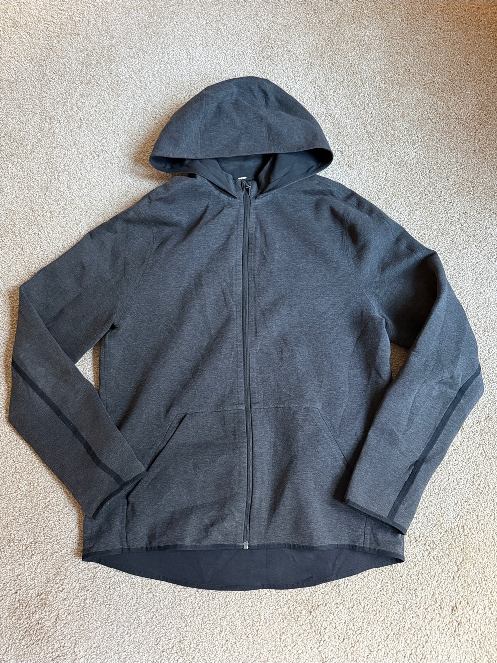 Lululemon Dark Gray Zip Up Hoodie Jacket Size L
